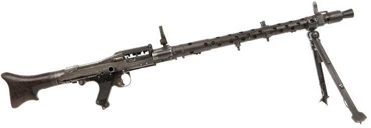 Deactivated WWII German MG34 Machine Gun